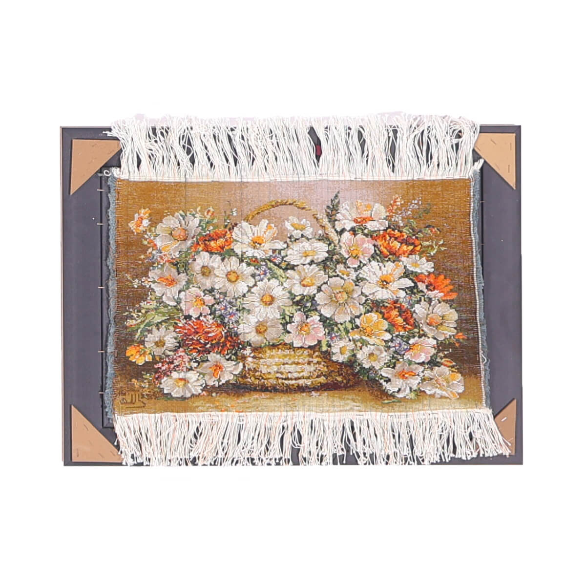 ペルシャ絨毯 タブリーズ産 絵画絨毯 78×58cm（FP-70261） – ギャッベ