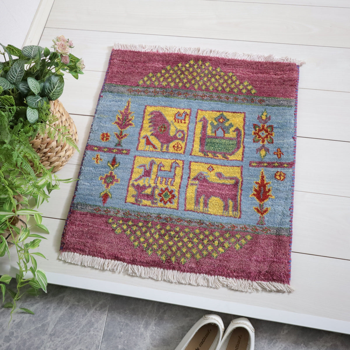 60cm座布団ギャッベ通販｜車シート&チェア用｜ – ギャッベ＆ペルシャ