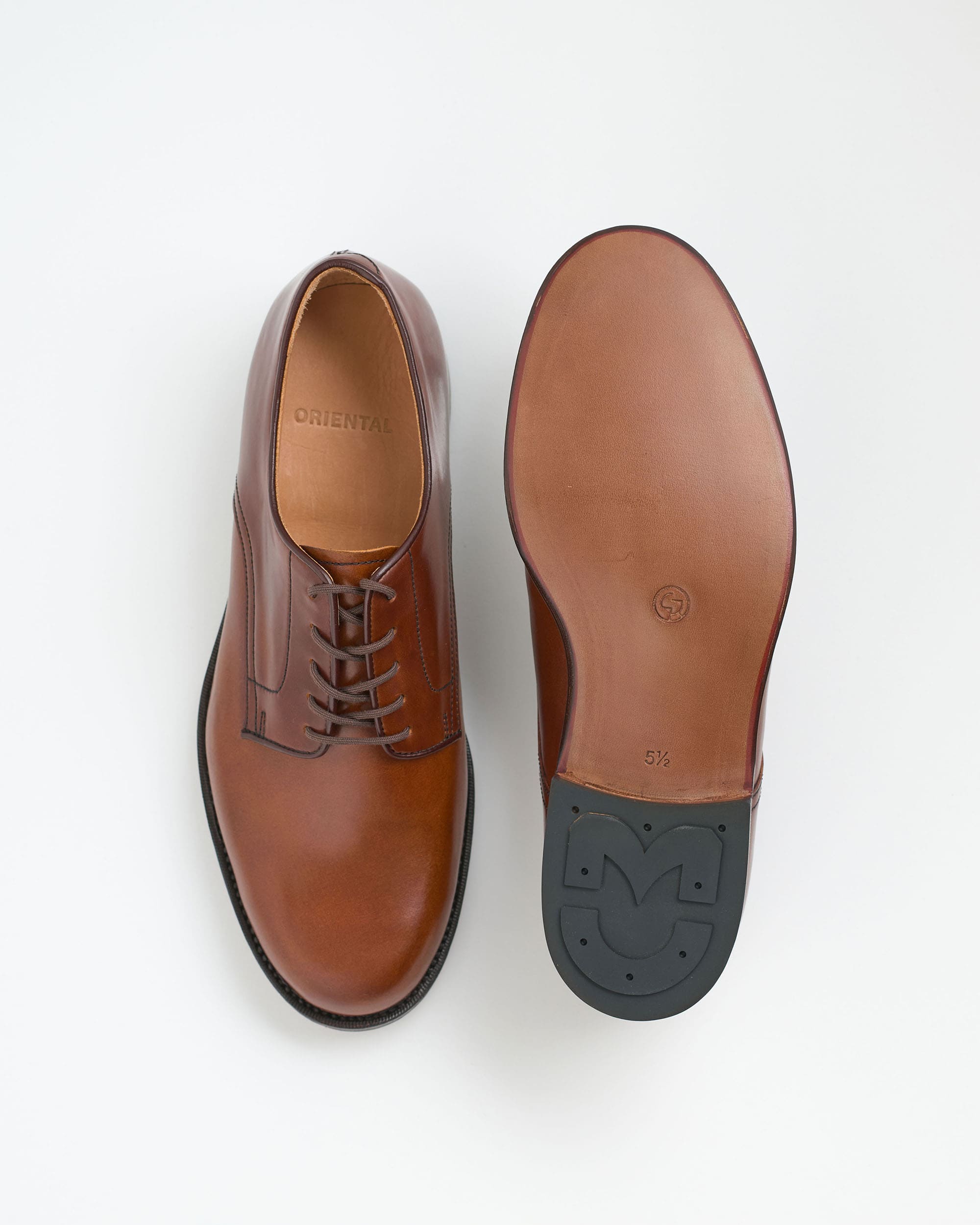 ORIENTAL オリエンタル 012 plain toe Cordovan cognac (FG-3030