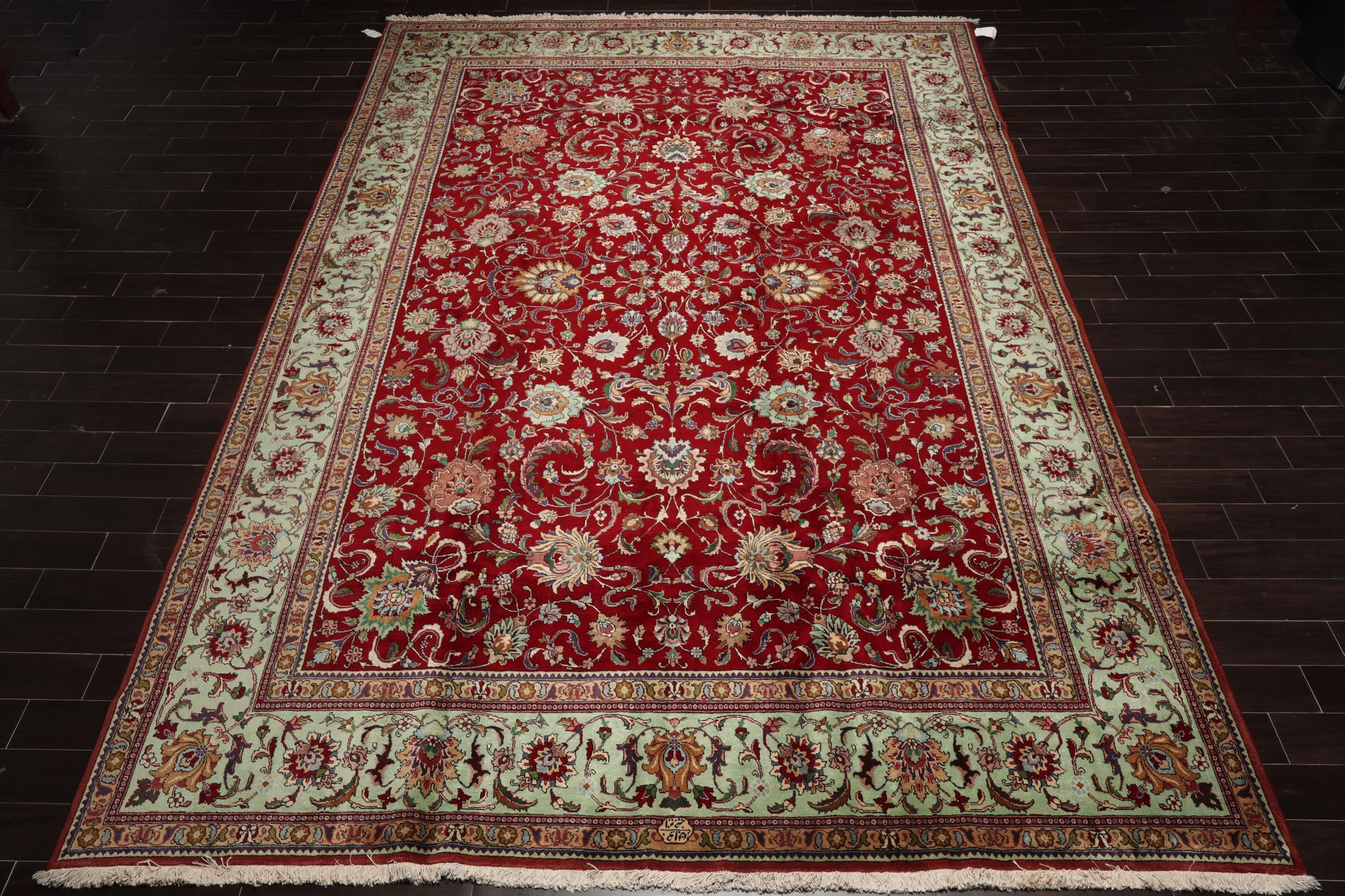 10x14 Red Hand Knotted Persian Area Rug | Oriental Rug of Houston