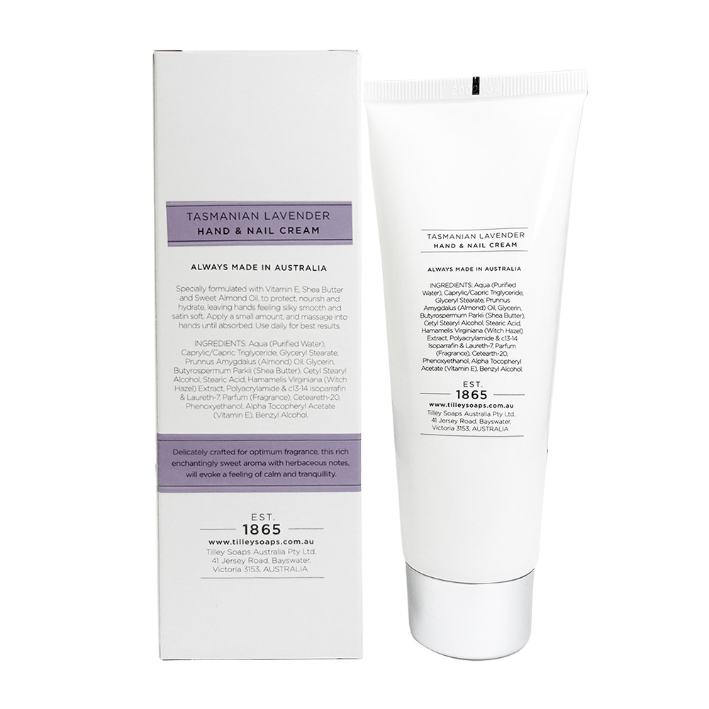 タスマニアンラベンダー・ハンド&ネイルクリーム（Tilley）通販