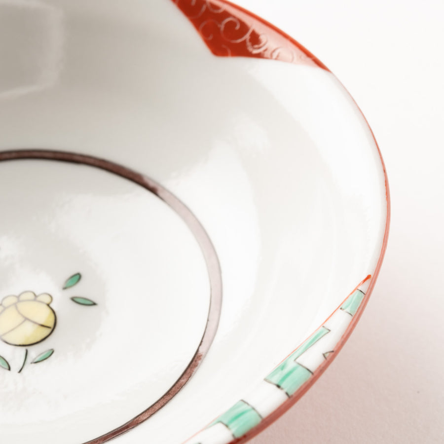 九谷焼工房花もん 豆鉢(黄花) ¥2,860 大人の焼き物