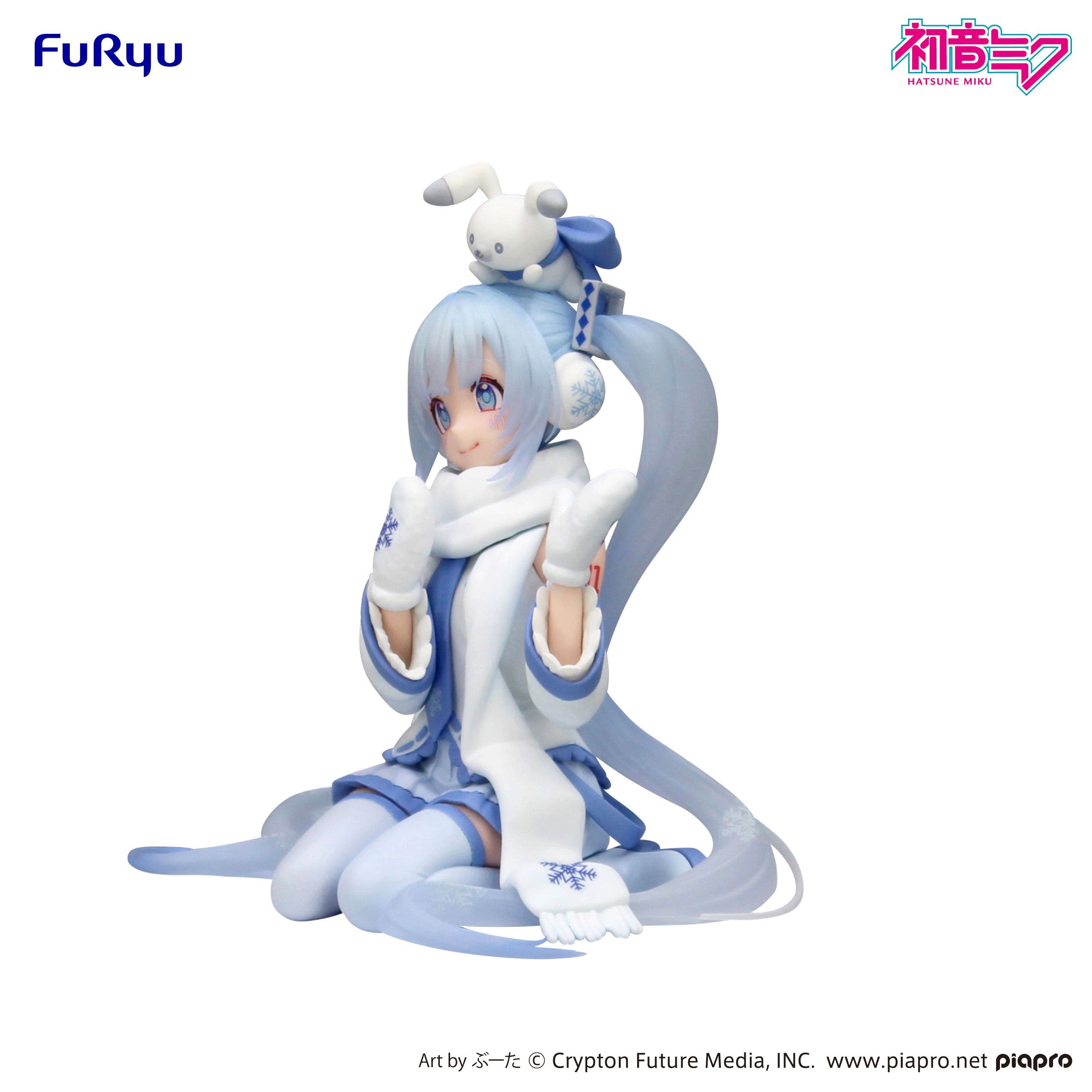 Pre-Order) Hatsune Miku - Noodle Stopper Prize Figure - SNOW MIKU