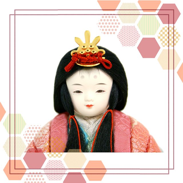 雛人形,大里彩,ももか,木目込み,親王飾り,4H45-FT-221,ひな人形