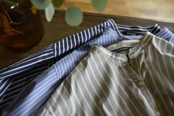 綿100%の播州織シャツ – OURHOME