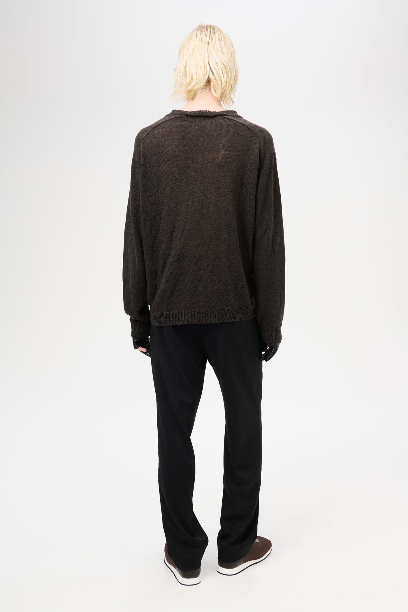 Our Legacy - Rue V-Neck Nori Green Cyclone Linen