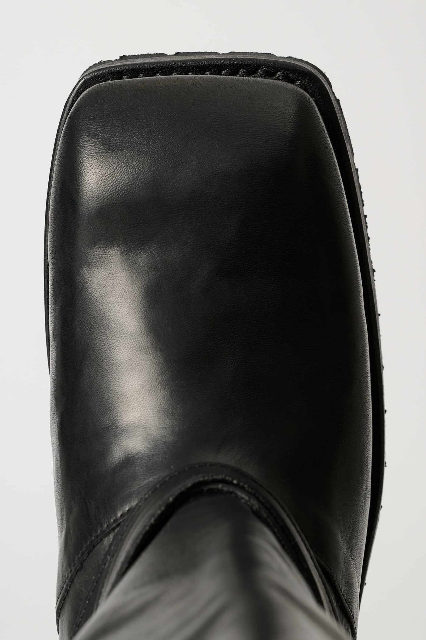 Our Legacy - High Engine Boot Black Tensile Cattle Hide