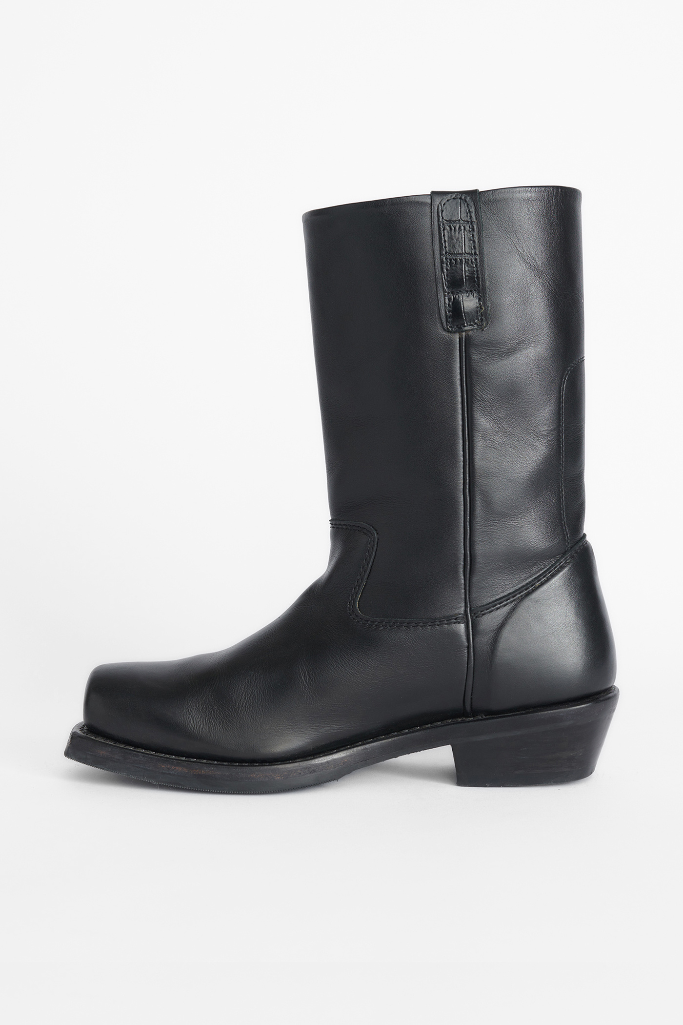 Our Legacy - Flat Toe Boot Black Leather