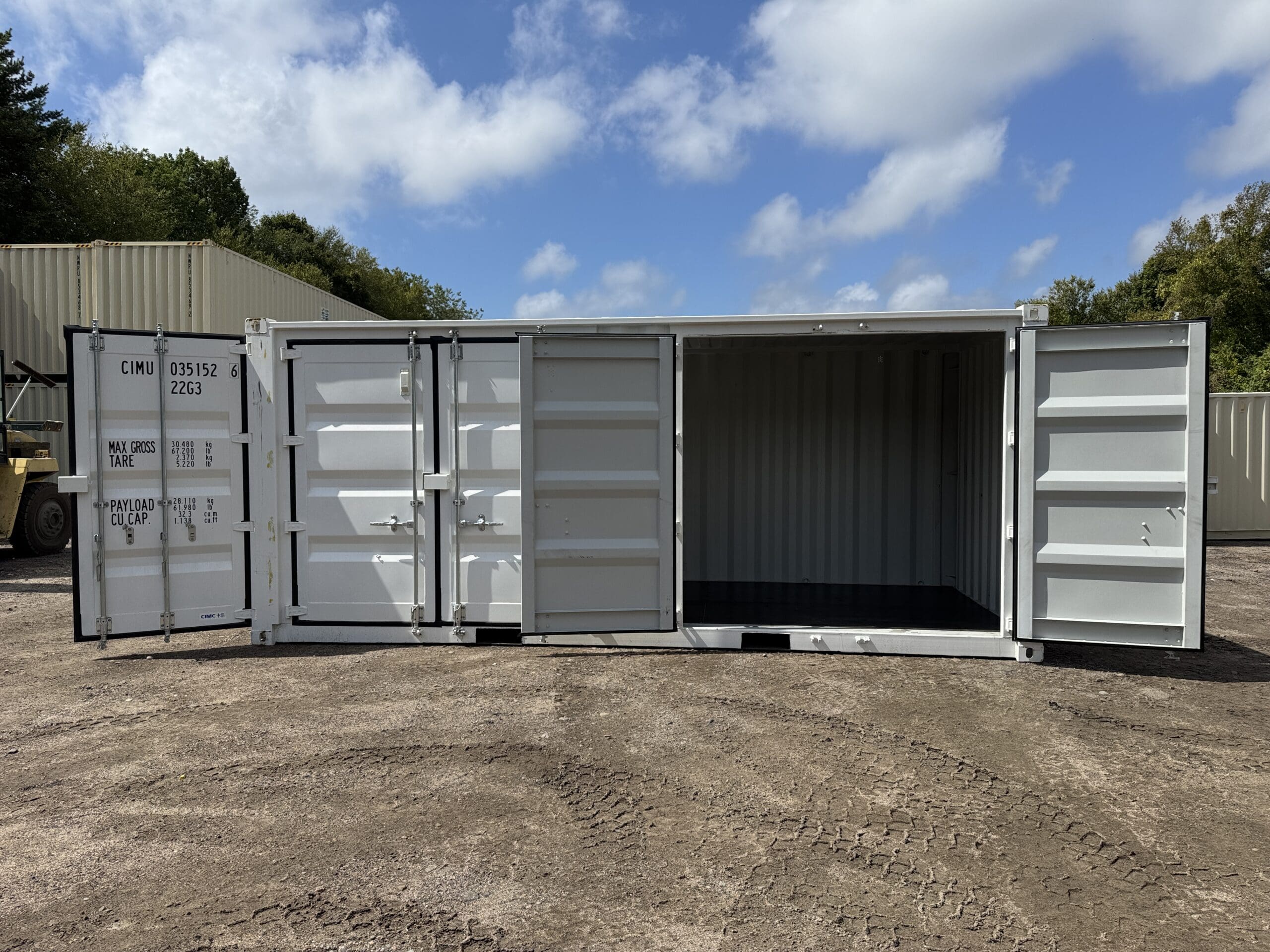 20′ x 8′ x 8.5′ Tall– New **2 SETS OF DOORS ON THE LONG SIDE
