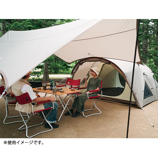 自然大好き！ニッチ・リッチ・キャッチ テント スノーピーク ドーム