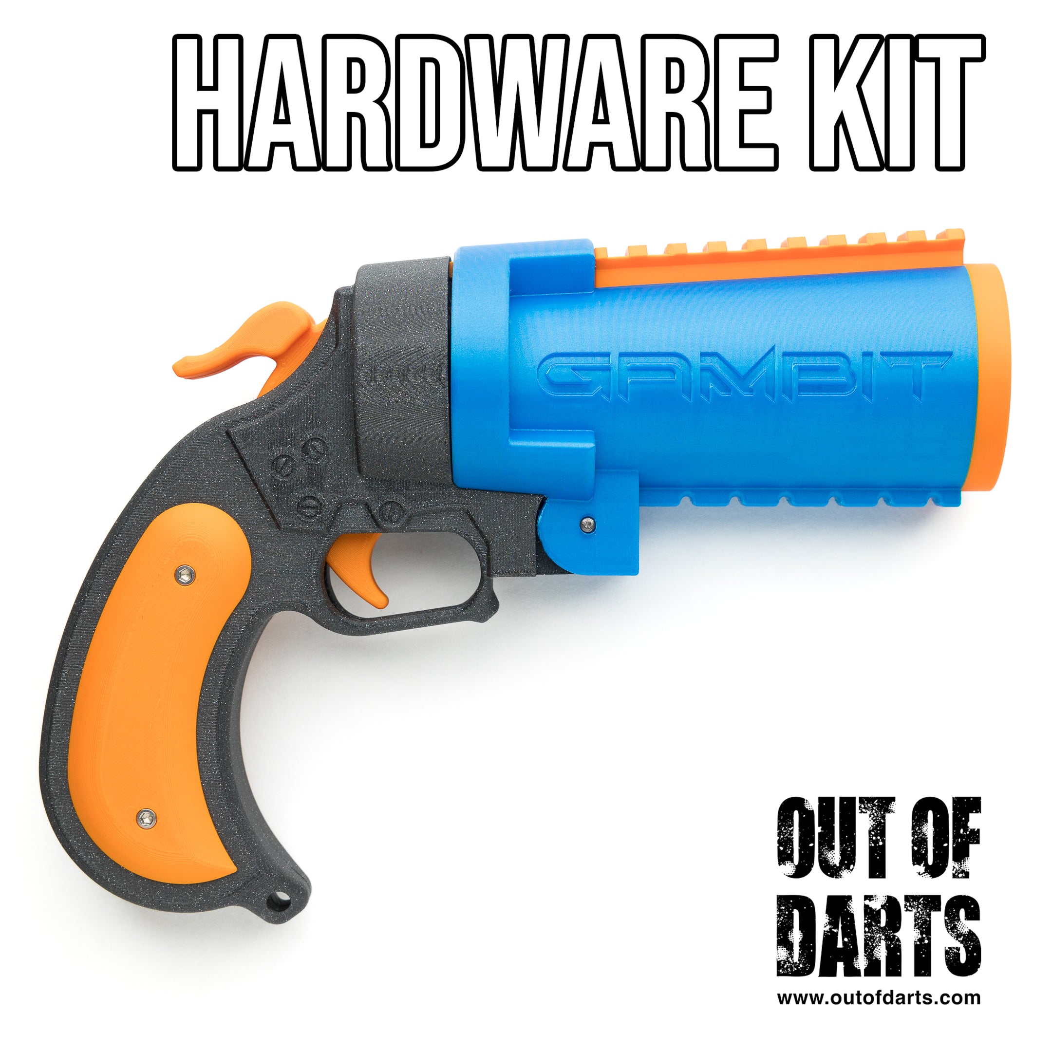 Flux Labs Gambit Hardware Kit - 40MAX Shell-Fed Blaster | Out of Darts