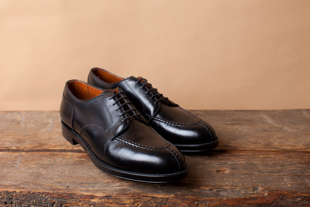 Alden Norwegian Split Toe in Black Calfskin – Oxford and Derby