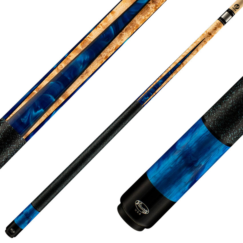 Viking HL0304 Helix Series Play Cue - Khaki Stained Bridseye Maple wit