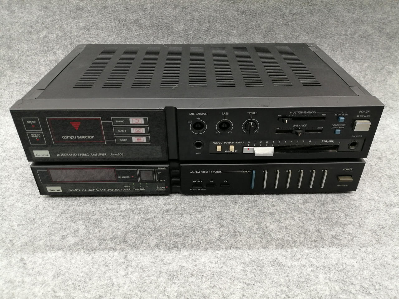 サンスイ(SANSUI)|【ジャンク】プリメインアンプ・チューナー|【ハード