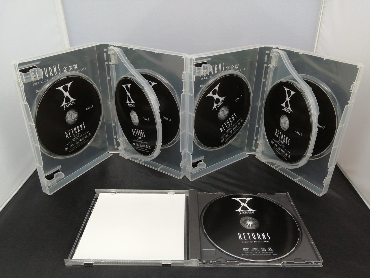 デジタルサイト|X JAPAN RETURNS 完全版 DVD－BOX