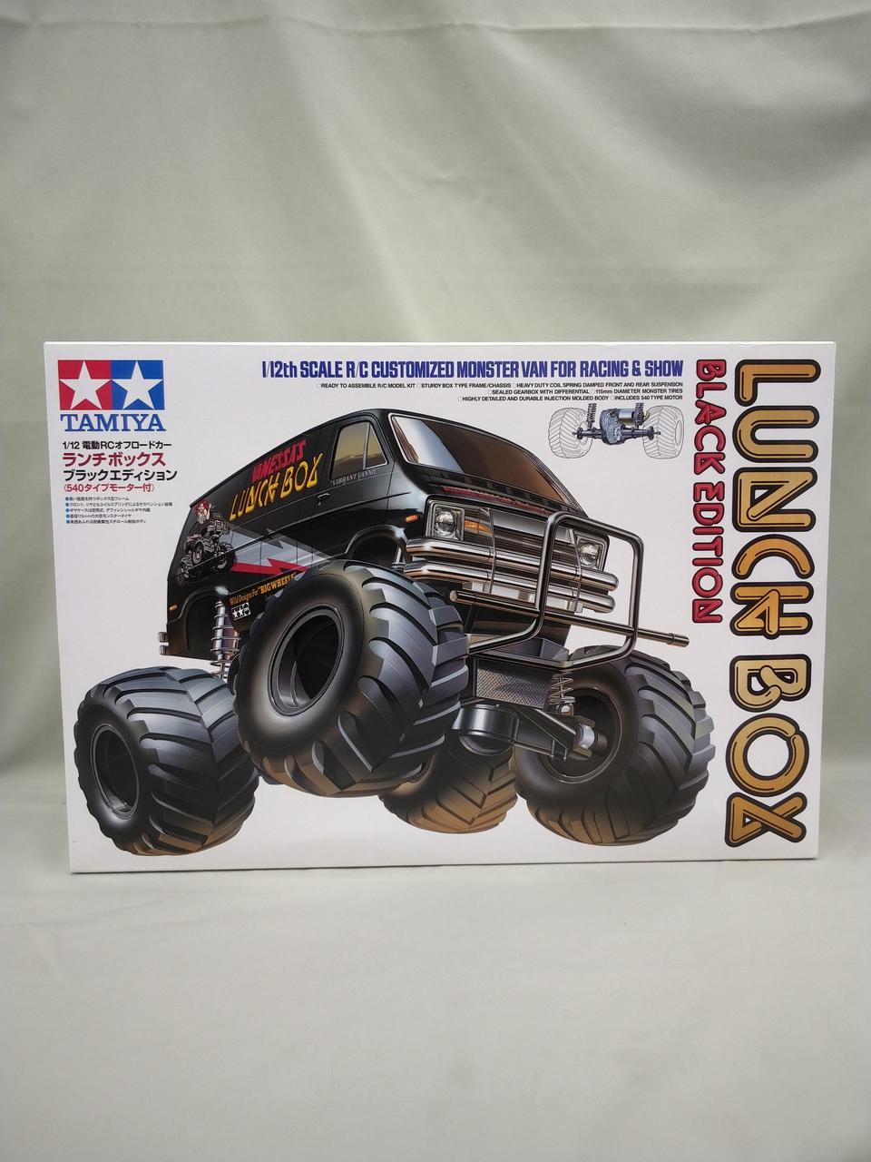 新品TAMIYA LUNCH BOX ブラックエディション 1/12 タミヤ 電動RCカー