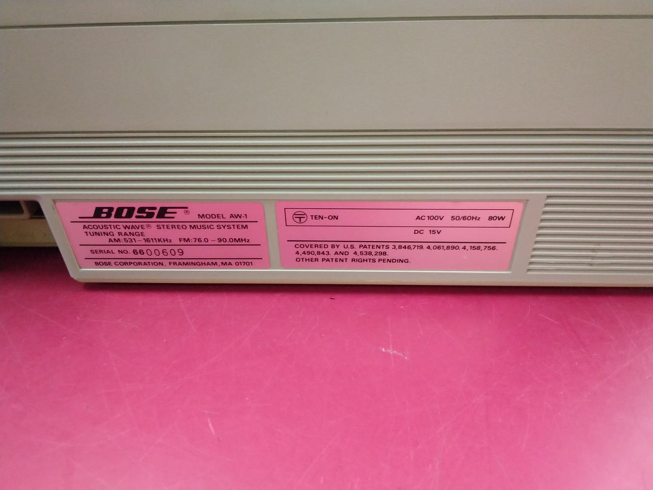 ボーズ(BOSE)|※ジャンク※BOSE/AW-1|【ハードオフ公式通販】オフモール