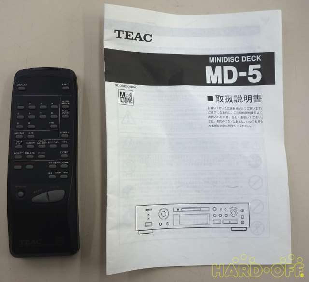 ティアック(TEAC)|MDデッキ(ミニディスクデッキ)|【ハードオフ公式通販
