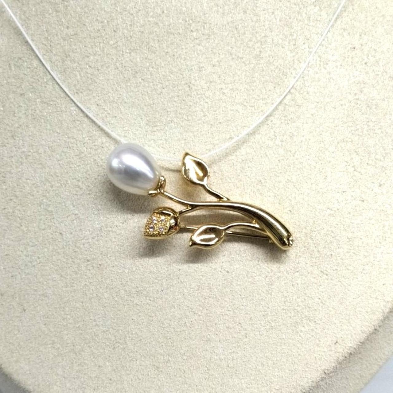 宝石付きペンダントトップ|K18ブローチ|【ハードオフ公式通販】オフ