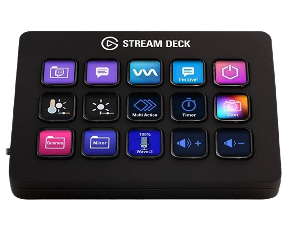Elgato Stream Deck MK.2: Full-Size USB Keypad - Black. | 78508948
