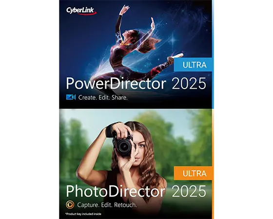PowerDirector and PhotoDirector Ultra 2025, One-time purchase