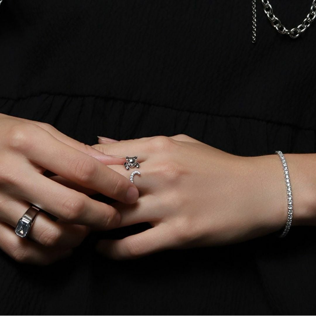 Cat Ring 【Silver925】(Silver) | Infaction