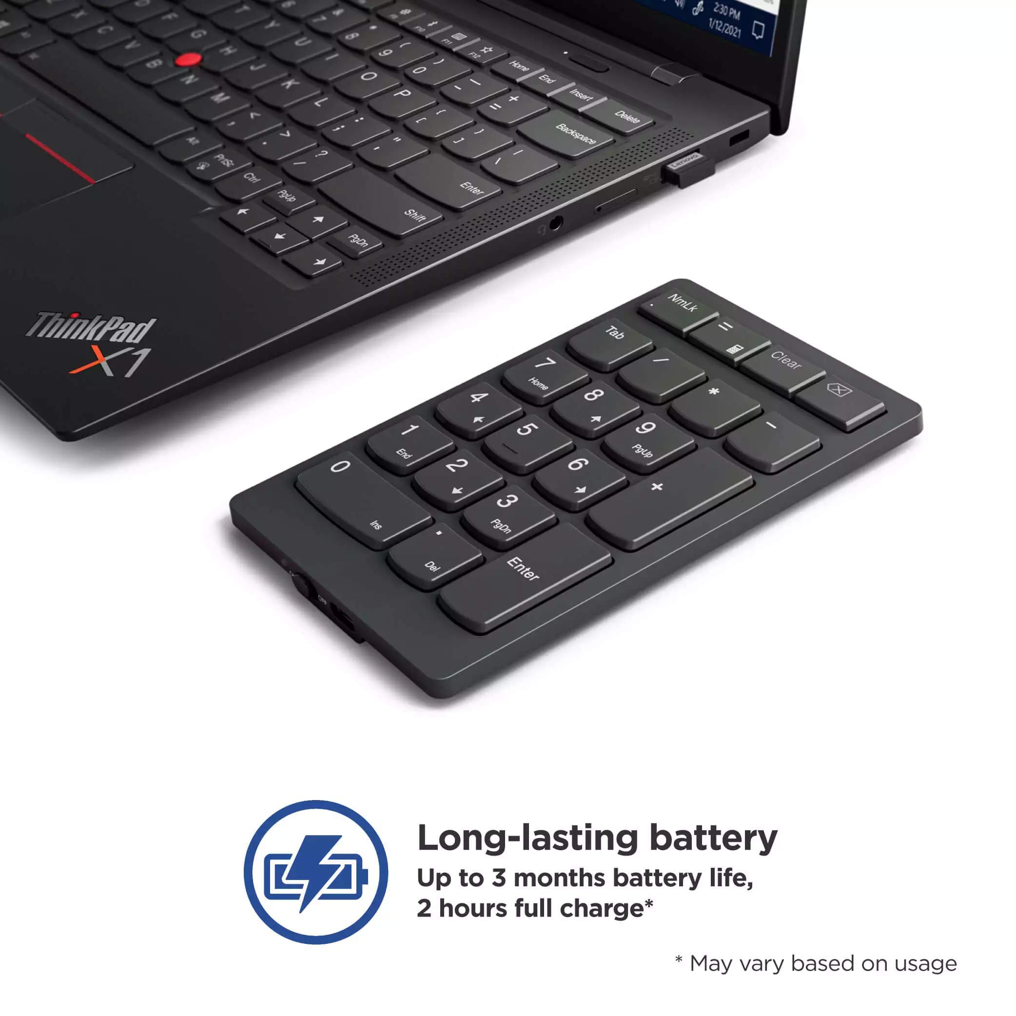 Lenovo Go ワイヤレス 数値キーパッド | 4Y41C33791 | レノボ・ ジャパン