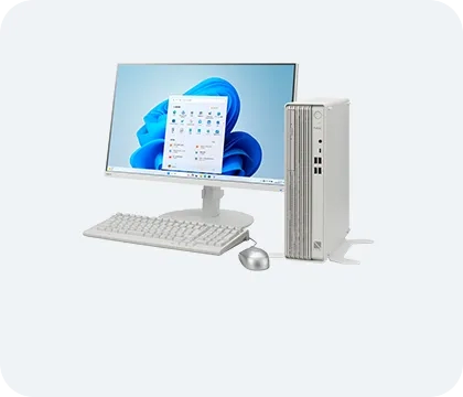 新品未使用 NEC キーボード&デスクトップ NEC 23.8型デスクトップパソコン LAVIE A23｜PC-A2355JAB｜[通販