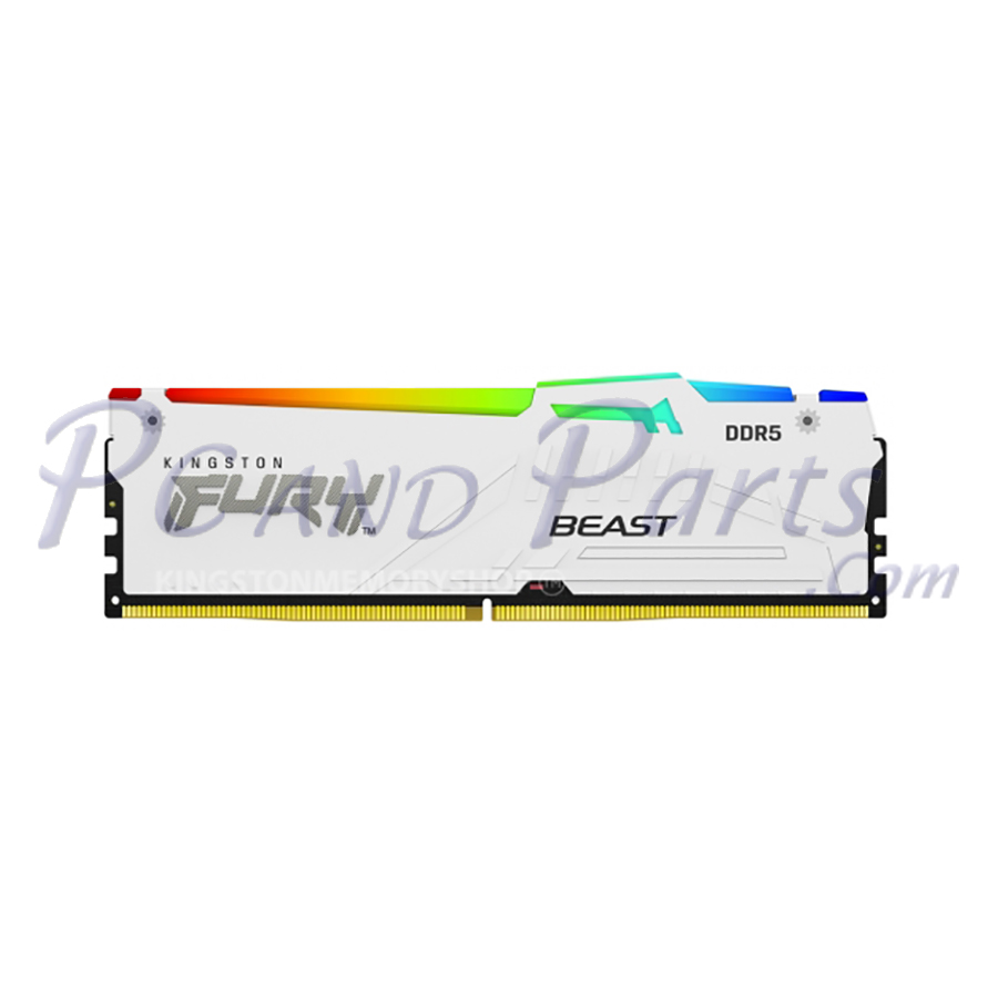 HyperX Fury 16GB RGB (1 x 16GB) DDR5-5600 RAM White |