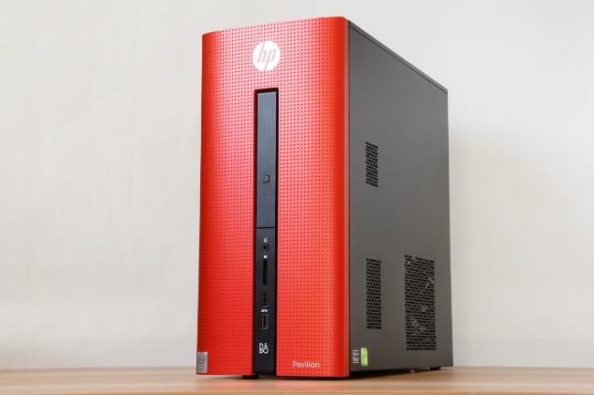 HP Pavilion 550-140jp/CT』レビュー フロントパネルがオシャレな