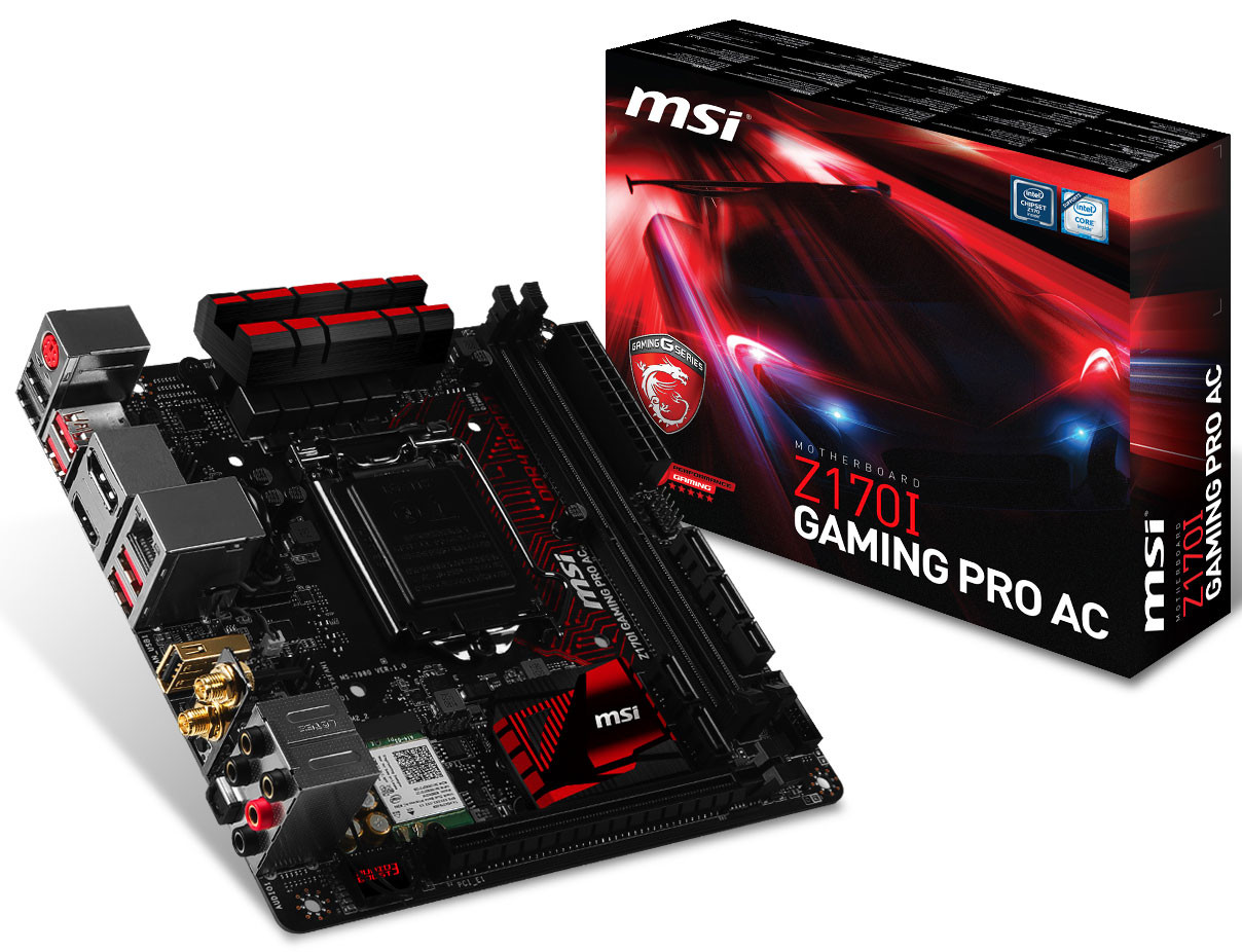 MSI Announces Z170I Gaming Pro AC Mini-ITX Motherboard - PC