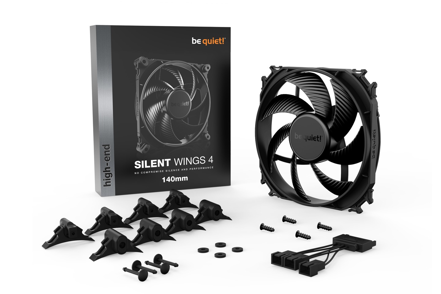 be quiet! Introduces Silent Wings 4 and Silent Wings Pro 4 Fan