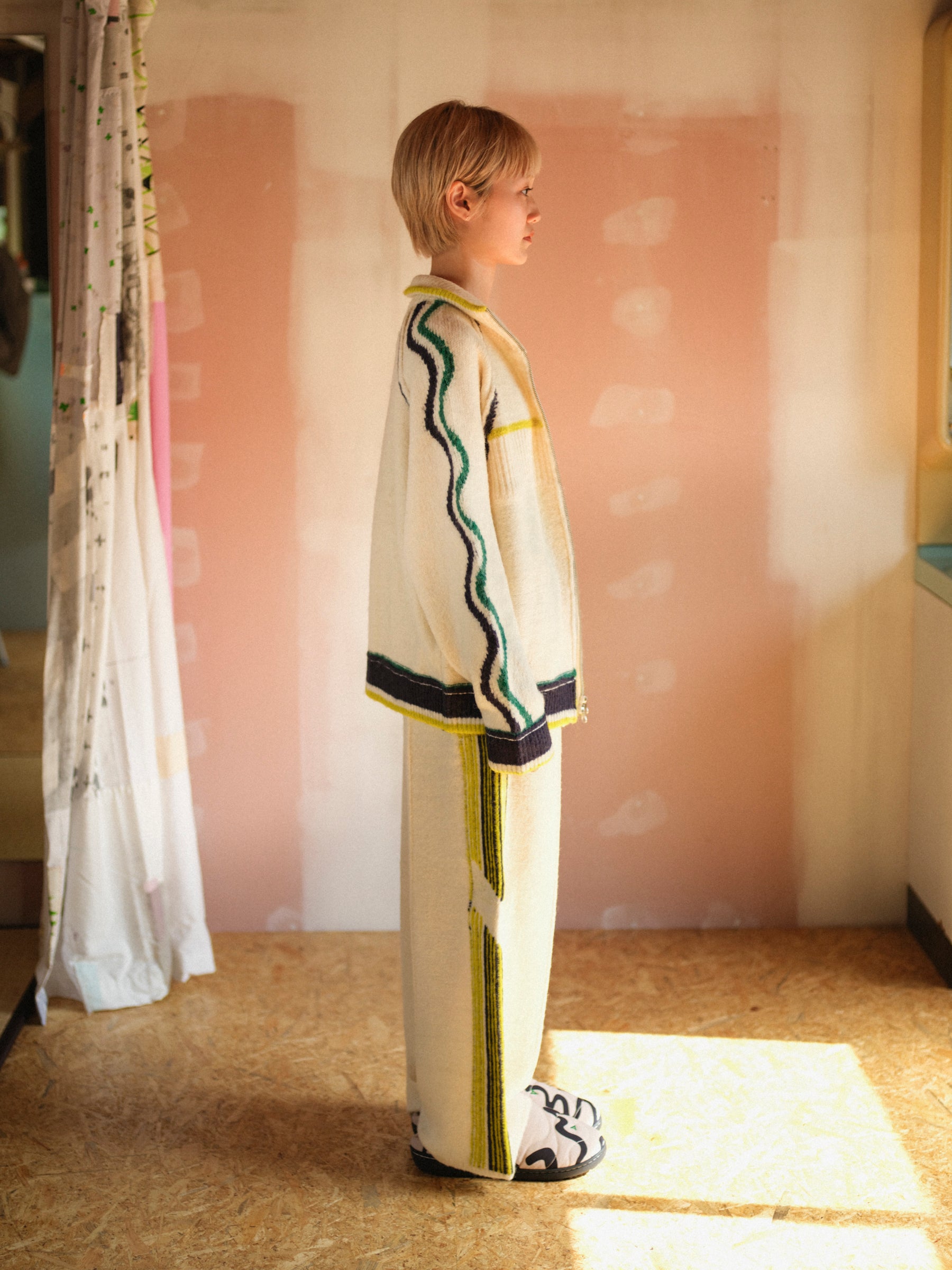 ホームウェアのニットトラックジャケット – pamm.officialstore