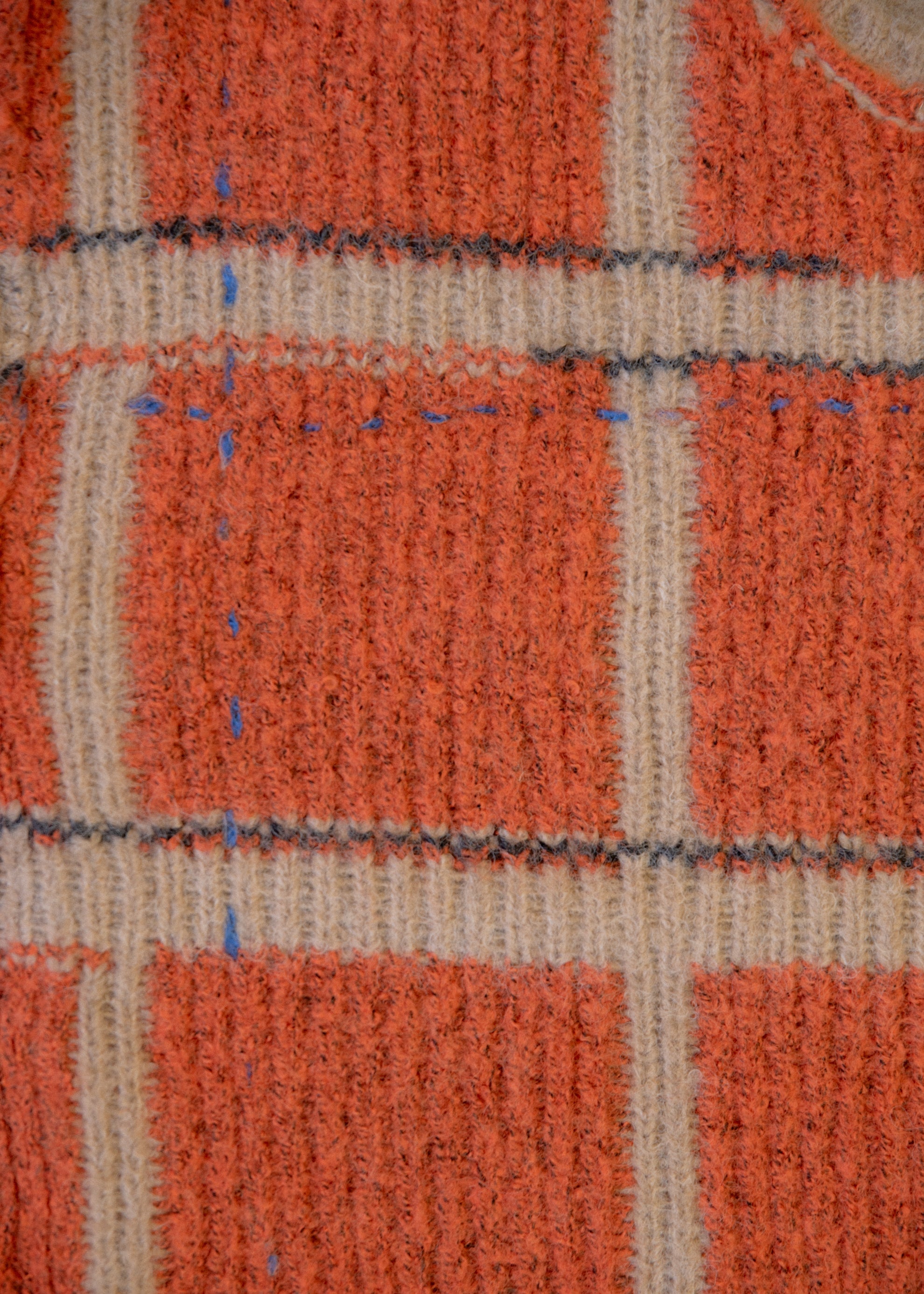 透明な空気のチェックニット – pamm.officialstore