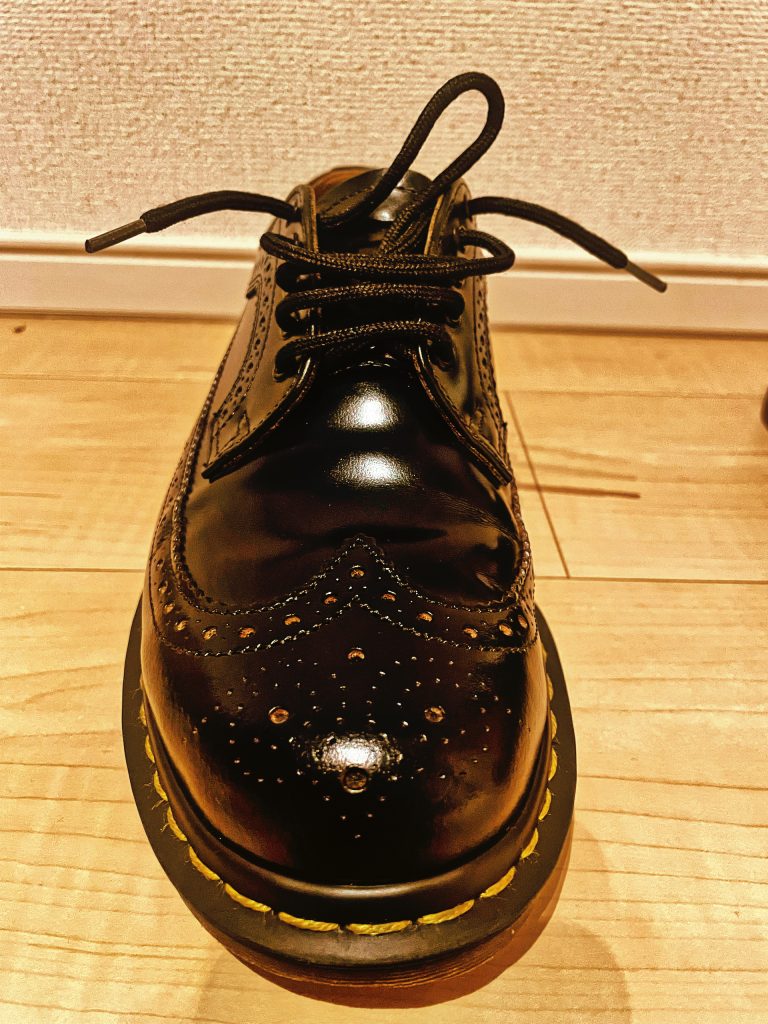 ドクターマーチン 3989 ブローグシューズの経年変化｜英国製品紹介