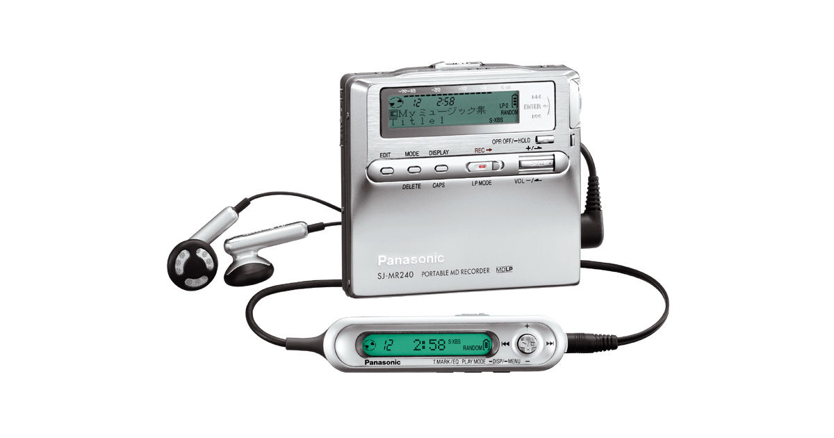 概要 ポータブルMDレコーダー SJ-MR240 | オーディオ | Panasonic