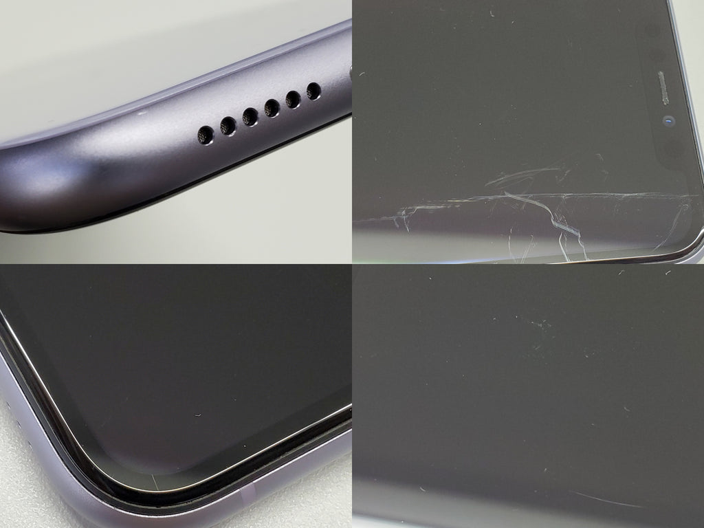 Cランク】SIMフリー iPhone11 64GB パープル MWLX2J/A A2221