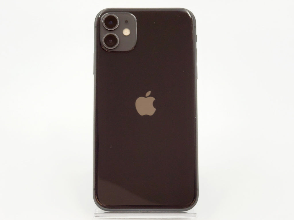 Dランク】SIMフリー iPhone11 128GB ブラック MWM02J/A A2221