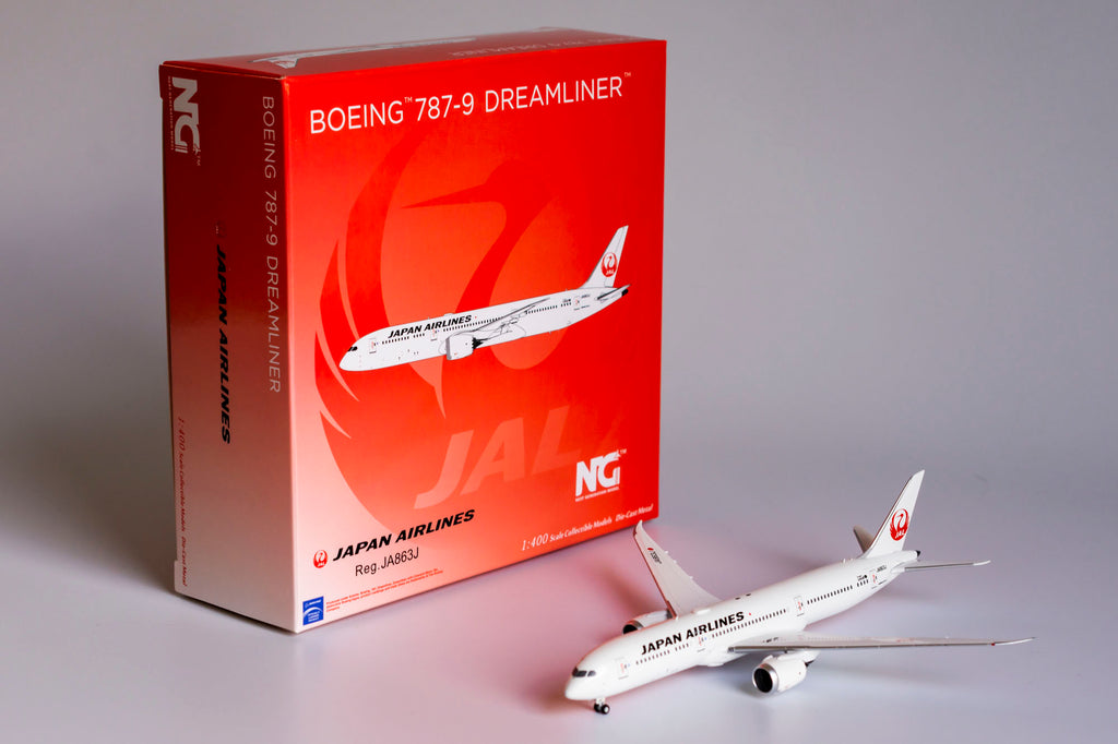 Japan Airlines Boeing 787-9 JA863J NG Model 55065 Scale 1:400