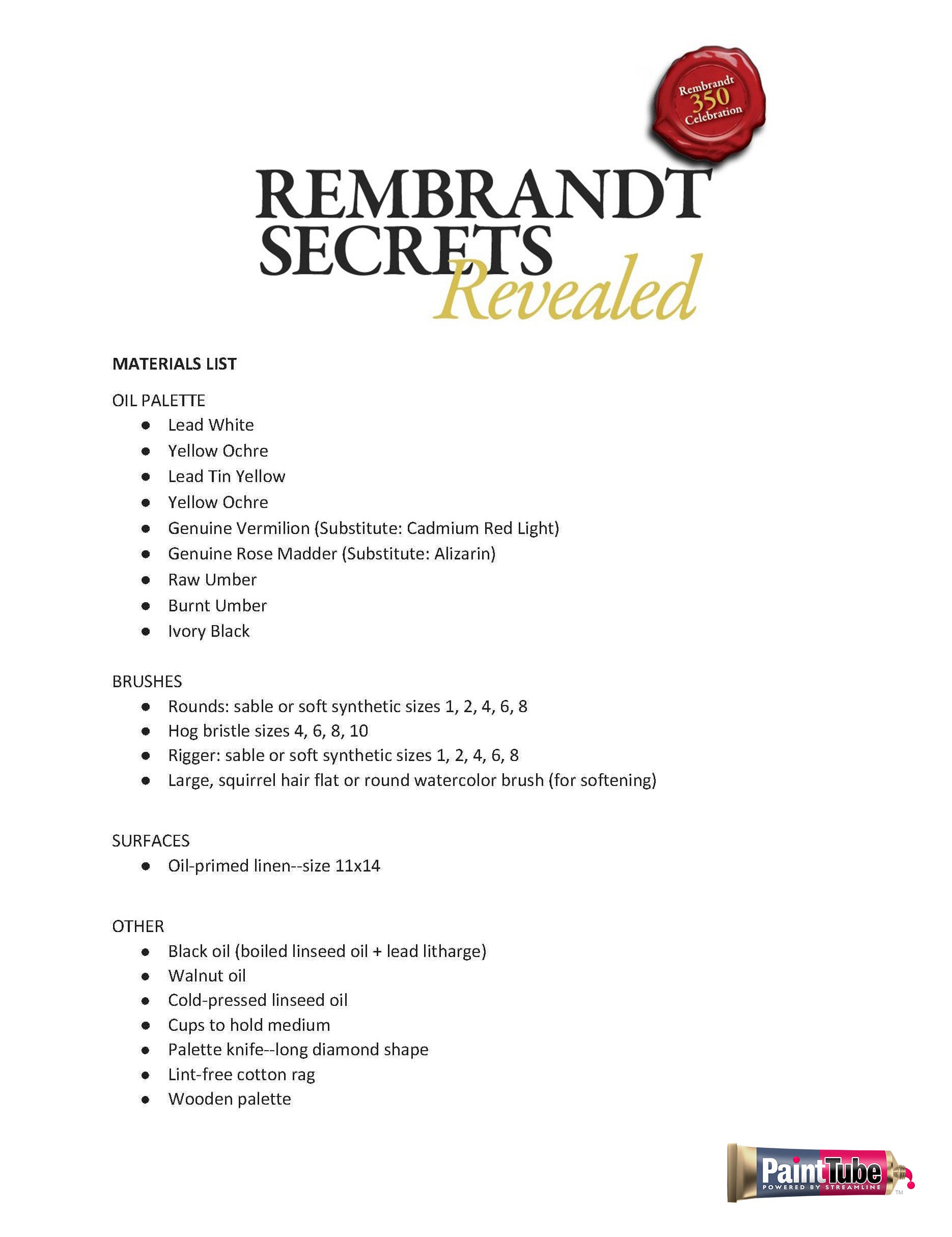 Eric Johnson: Rembrandt Secrets Revealed - PaintTube.tv