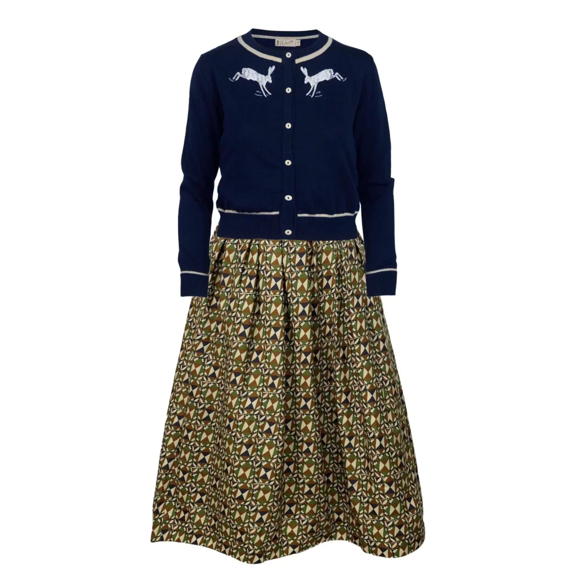 classic cardigan/hare/navy – PALAVA japan