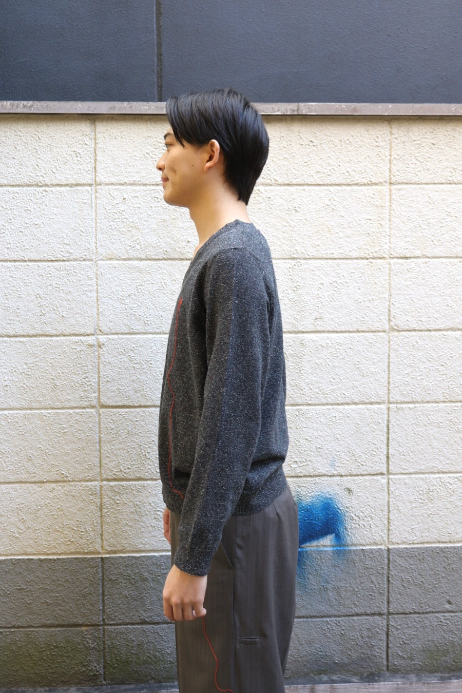 MASU(エムエーエスユー)のSILK NEP SWEATER BLACKの通販｜PALETTE art