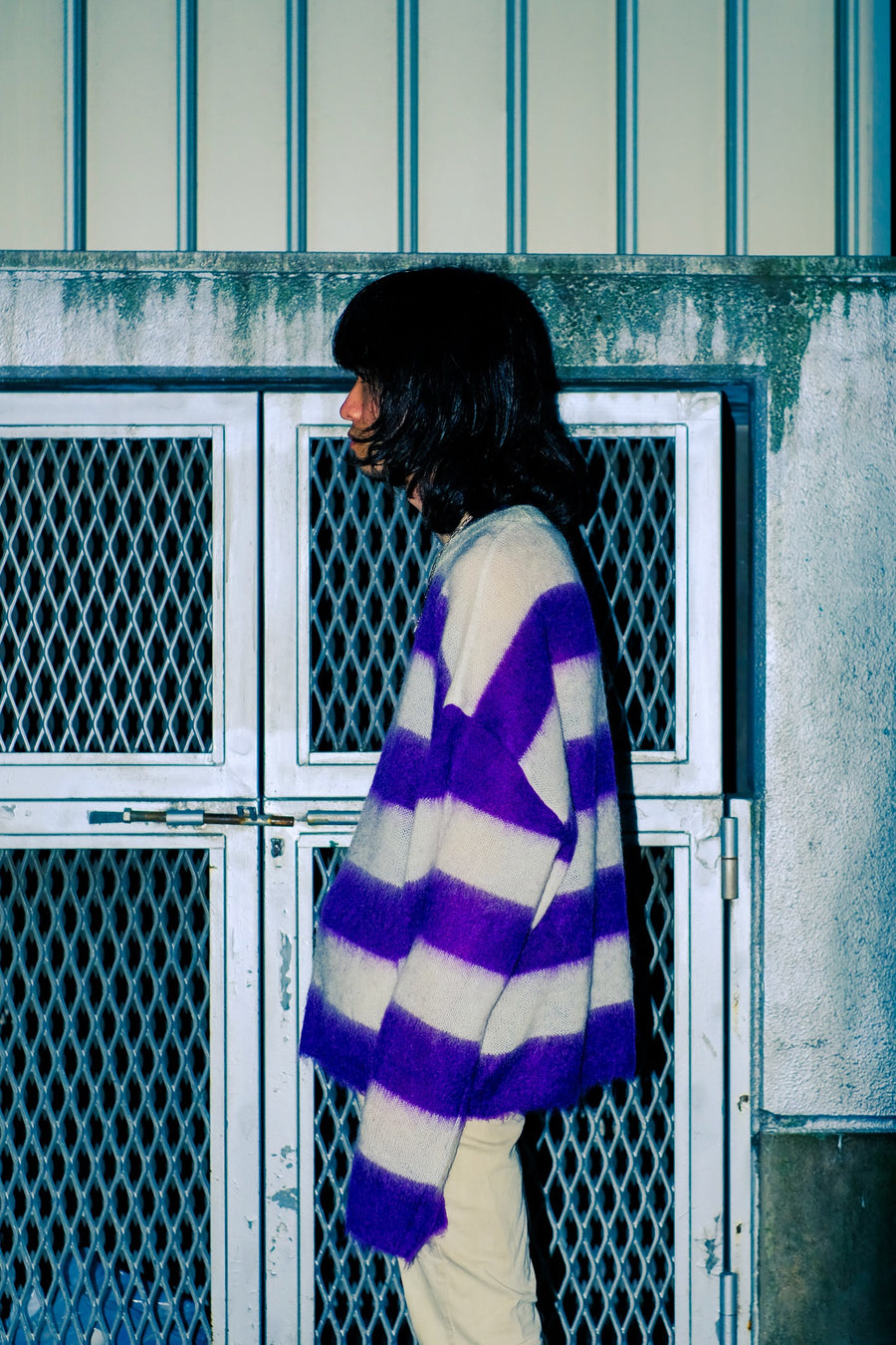 LITTLEBIG(リトルビッグ)のMohair Knit Blue or Purple(ニット)の通販