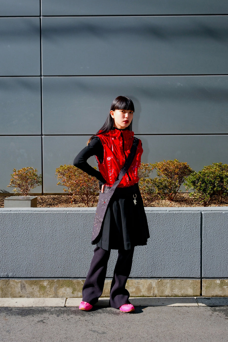 MASU(エムエーエスユー)のDANCING ANORAK REDの通販｜PALETTE art