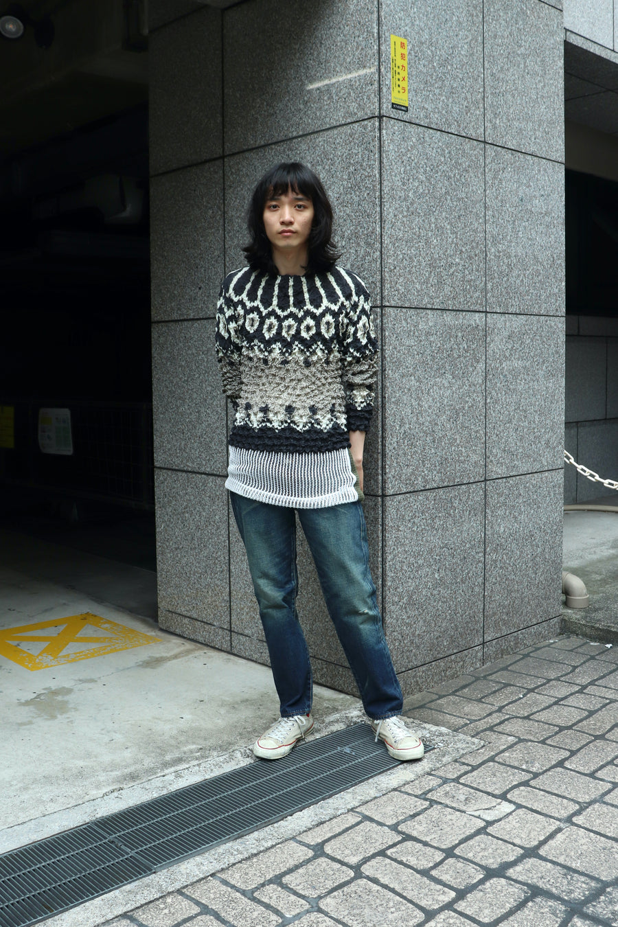 MASU(エムエーエスユー)のPOPCORN NORDIC SWEATER MOCHAの通販