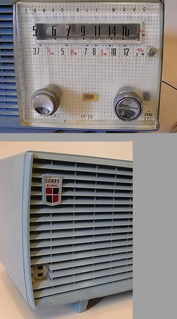 三洋電機 SF-20 「ナイター号」 2バンド5球スーパー 1958年型 SANYO