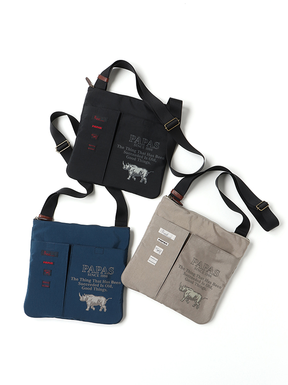 ナイロンショルダーバッグ【ロゴ＋サイ】（MEN雑貨・シューズ・バッグ