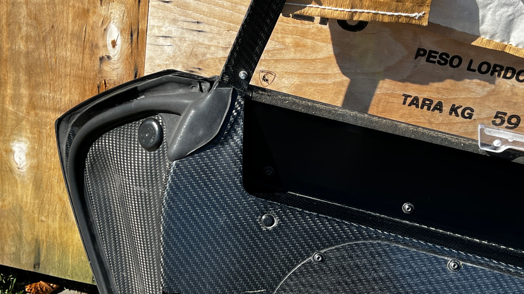 Lamborghini Huracan GT3 EVO Carbon fiber door complete LH, OEM, Part n