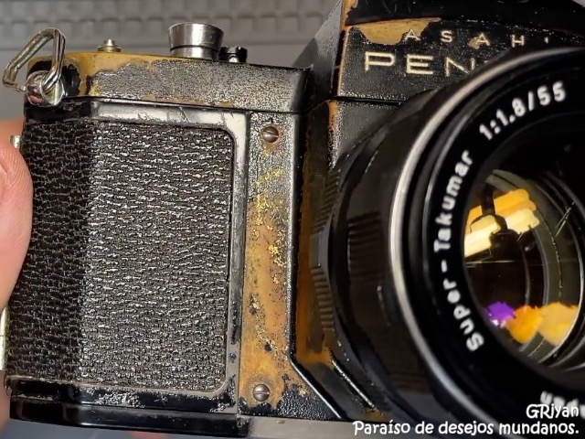 ASAHI PENTAX S2 Super 黒塗りのボロボロのカメラを復活させる