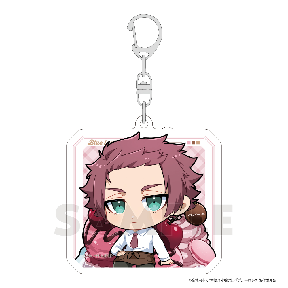 ブルーロック]アクリルキーホルダー（糸師 冴／フルーツパフェ